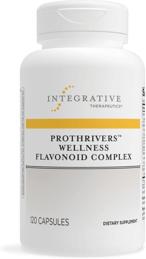 Bütünleştirici Tedaviler ProThrivers Wellness Flavonoid Kompleksi - Sağlıklı Antioksi Pat yolları * - CoQ10 ile Curcumin Extract, Green Tea Extract and L-Glutathione - Dairy Free - 120 Capsules