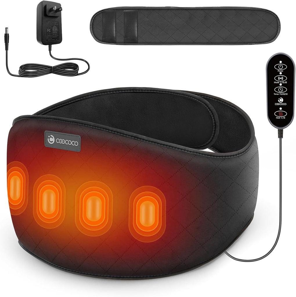 Heat, CooCoCoCoCo, Pain Relief, Heat Pad ile Auto-Off, Heated Waist Kemer, Kadın Erkek Anne Babası için Doğum Günü Hediyesi (Corded)