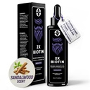 Biotin Concentration Beardener & Softener - 2oz with Castor Oil, Rosemary Oil, and Vitamins - Sandalwood Scent for Men