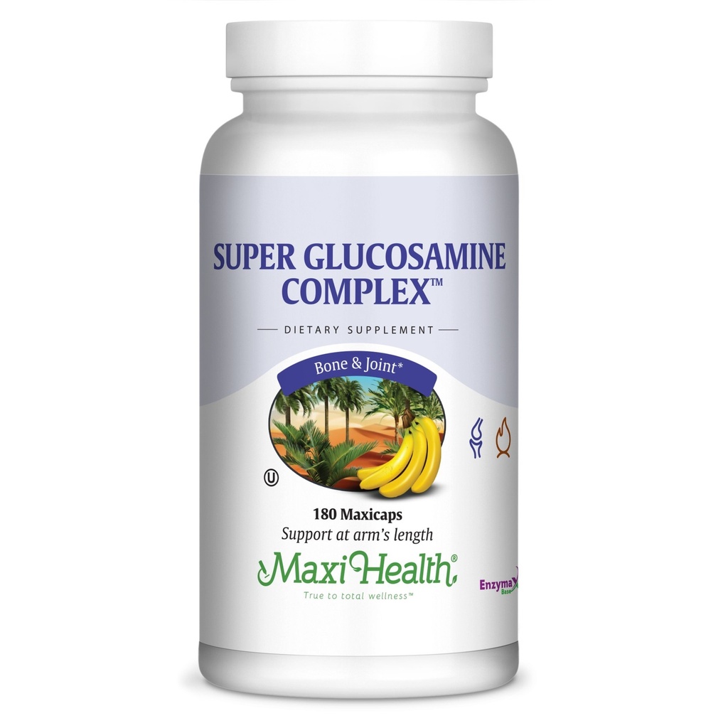 Maxi Health Super Glucosamine Kompleksi - Ortak Formula - MSM - 180 Capsules - Kosher