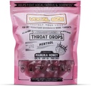 Vocal Eze Manuka Honey Strawberry UMF 10+ (MGO 265+) Menthol Cough Drops (120) | Sore için Lozenges, Hoarse, Fatigue, Throat | Voice Support, All Natural and Organic Materialss