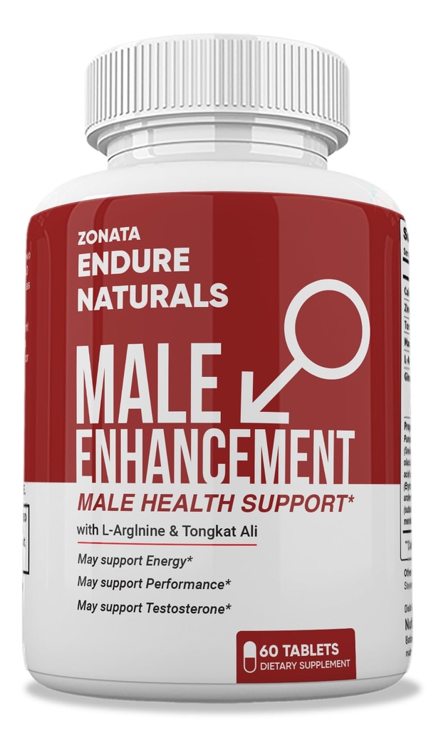 Zonata Endure Naturals Υποστήριξη δύναμης, Endura Naturals Άντρας Ενίσχυση συμπλήρωμα - Endura Naturals Αρσενικά χάπια - 60 κόμης