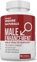Zonata Endure Naturals Strength Support, Endura Naturals Male Enhancing Supplement - Endura Naturals Male Pills - 60 Count