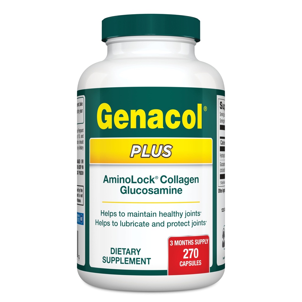 Genacol Glucosamine ve Collagen Ortak Supplement 270 Capsules
