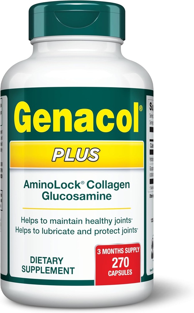 Genacol Glucosamine ve Collagen Ortak Supplement 270 Capsules