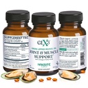 GLX3 Extra Strength Green Lipped Mussel Oil Capsules - Long-Lasting Joint Comfort Supplement - Υποστήριξη για πόνους, πόνο - Φυσικά πλούσια σε Omega 3 & Chondroitin Sulfate 180 δισκία