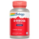 SOLARAY D-Ribose Toz 5000 mg | Sağlıklı Kalp ve Hücre Enerji (ATP) Üretim Desteği | 30 Hizmet | 150 Grams