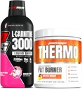 PROSUPPS L-Carnitine 3000 Stimulant Ücretsiz Sıvı Shots (31 Hizmet, Ejderha Meyvesi) ve Termo Fat Yanan Termogenic Toz (25 Hizmet, Molten Mango)