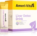 Sıvı Liver Detox Drink Supplement - Süt Butle & Artichoke Türmeric & Inositol - Doğal Liver Health Support - Sugar-Free, Non-GMO, Peach Flavor - 30 Sachets