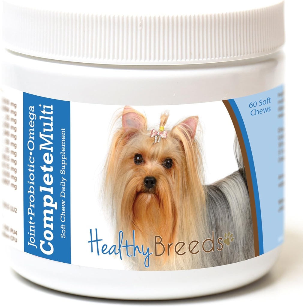Sağlıklı Breeds Yorkshire Terrier All in One Multivitamin Soft Chew 60 Count