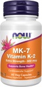Şimdi Gıdalar Tamamlar, Vitamin K2 (MK-7) 300 mcg, Ekstra Güç, Kemik Sağlığı *, 60 Veg Capsules