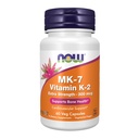 NOW συμπληρώματα τροφίμων, βιταμίνη K2 (MK-7) 300 mcg, επιπλέον δύναμη, υποστηρίζει την υγεία των οστών *, 60 κάψουλες Veg