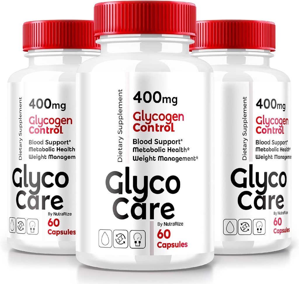(3 Pack) Glyco Care Capsules, Glyco Care Advanced Blood Support Supplement, Glyco Care Health Support Pills, Genel Wellness için maksimum Güçlü Formula, All Natural GlycoCare Yorumları (180 Capsules)