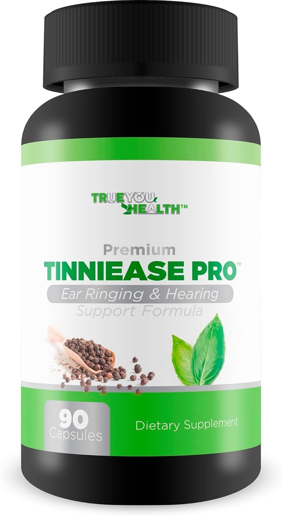 Tinniease Pro - En İyi Kulak Ringing & İşitme Desteği Formula - Herbal Ear Ringing Remedy - Ear Ringing Relief for Ringing Ears - Ear Ringing Relief Pills - Ear Ringing Pills - Ringing Ears Tedavisi