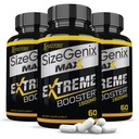 (3 πακέτο) Sizegenix Max 1600MG Σύνθετη φόρμουλα υγείας ανδρών 180 κάψουλες