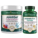 Προϊόντα καθαρότητας Bundle - JointGel (Berry Flavor) + Ultimate HA Joint Gel Berry Powder (Bioactive Collagen Peptides + MSM) - Ultimate H.A. (BioCell Collagen, Quercetin, Hyaluronic Acid + More)