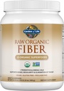 Life Raw Organic Fiber Toz Bahçesi, 30 Hizmet, 15 Organik Superfoods, Probiyotikler, Omega-3 ALA, 4g ► Fiber, 5g In resolve for Regularity, Psyllium Husk Free