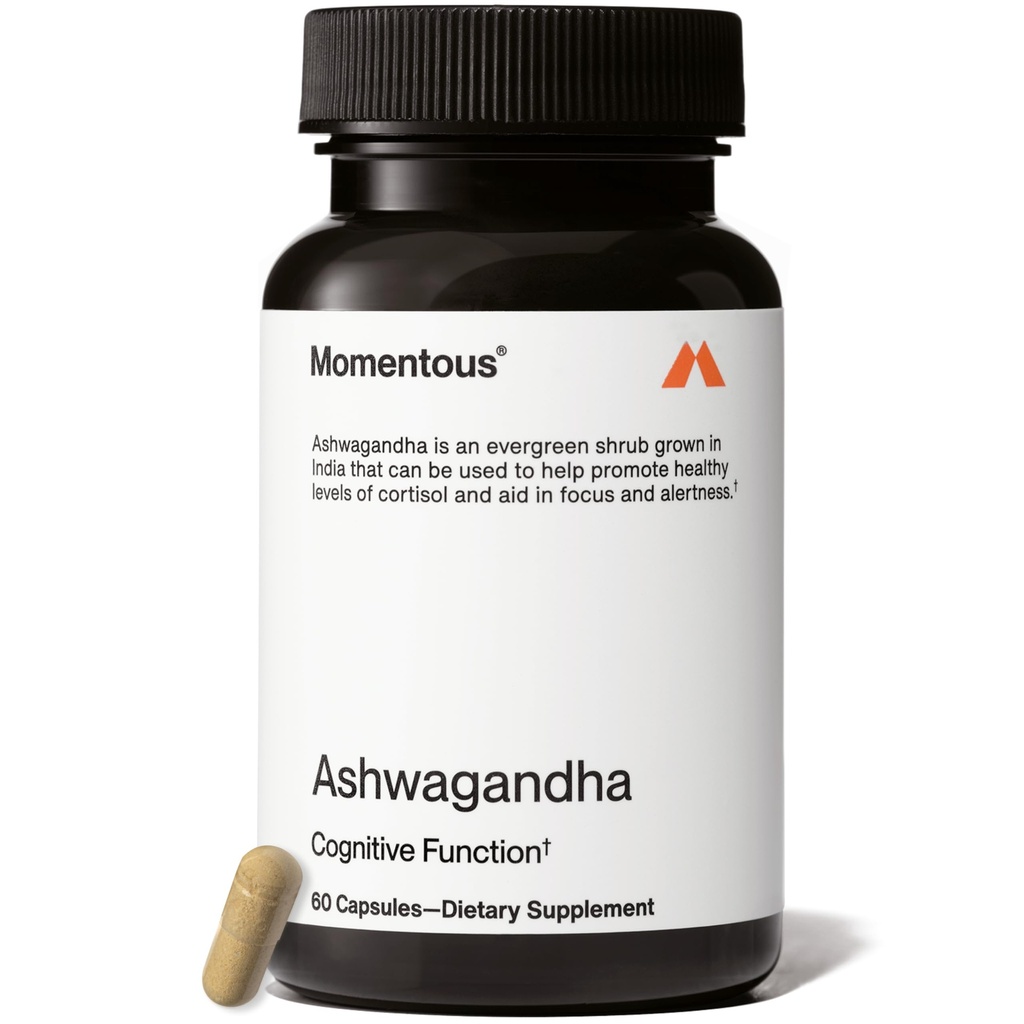 Anous Ashwagandha Supplement - 300 mg NooGandha Ashwagandha Extract - Cognitive Performance, Alertness, & Focus Support - NSF Spor için sertifikalı - Vegan - GMO- & Gluten-Free - 60 Hizmetler