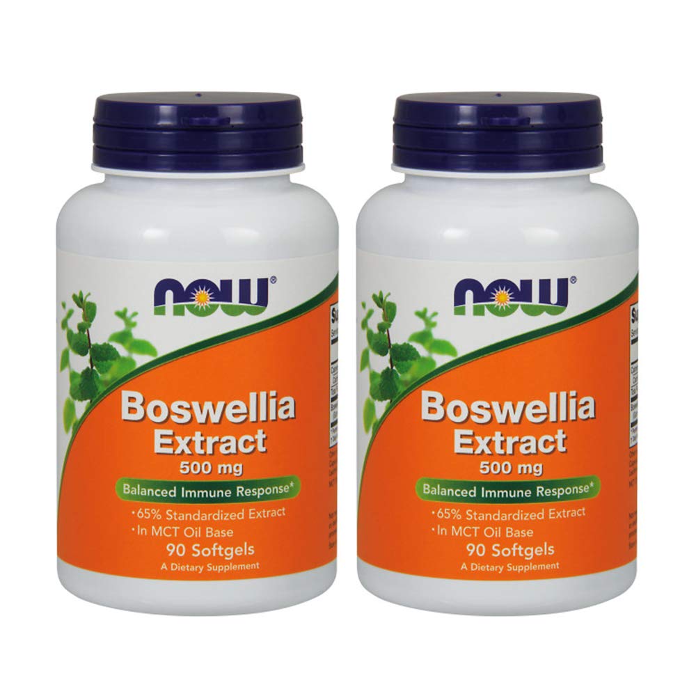 Şimdi Gıdalar Boswellia 500 mg Softgels, 90 Kont x 2