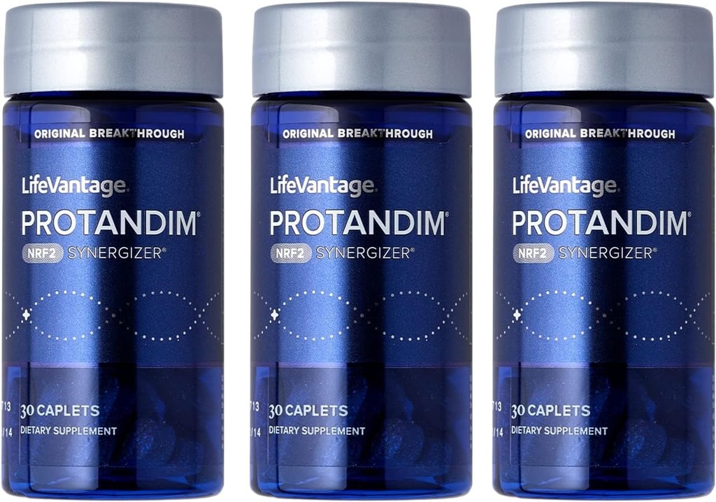 Protandim Nrf2 Synergizer 90 Caps (3 Şişe) Nrf2 Activator, Sağlıklı Aging Supplement, Antioksis Mücadele Oxidative Stres, 5 Herb Mix, Supports Cellular Health, As Milk Butle