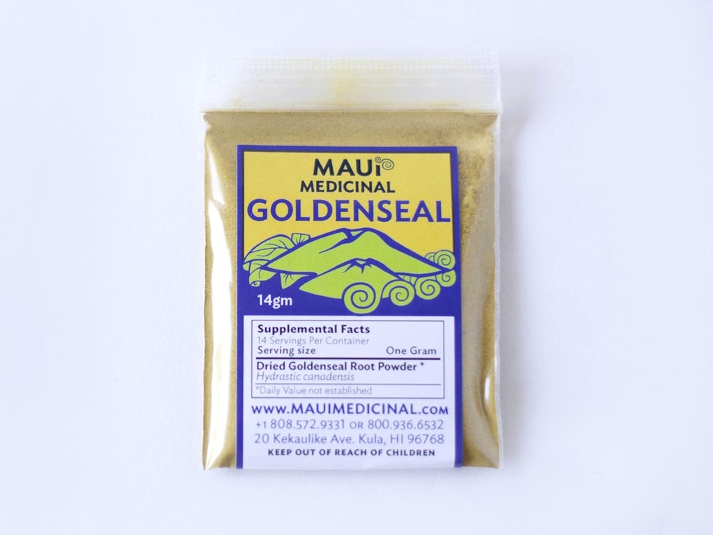 Goldenseal Root Powder **USA Grown & Packed ** 14 gm = 1/2 ουγγιά