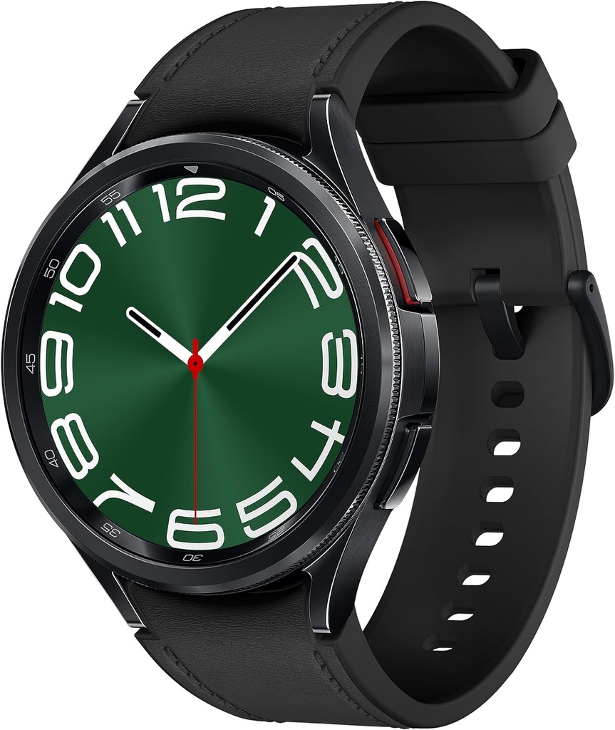 Samsung Galaxy Watch 6 Classic 47mm Bluetooth Smartwatch, Περιστρεφόμενο Bezel, Fitness Tracker, Εξατομικευμένες HR Ζώνες, Σύνθετη Coaching ύπνου, Επόπτης Καρδιών, BIA Sensor, Health Insights, Έκδοση ΗΠΑ, Μαύρο
