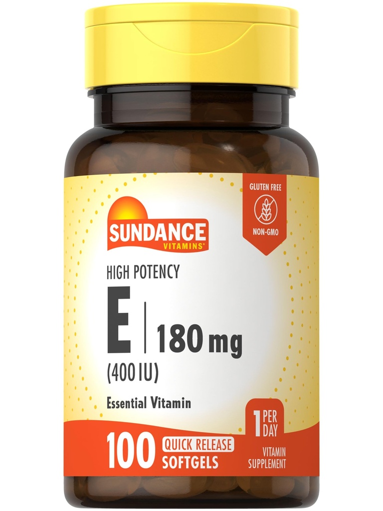 Sundance Vitamin E 180mg (400 IU) 