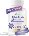 Erkek ve Kadınlar için Nitrik Çimento Supplements, 3000 mg, 120 Capsules - 13-in-1 Nitrik Karbon Büyüme, Kalp Sağlığı, Enerji ve Koşullar - Hayırsız-GMO, Gluten-Free-GMO, Gluten-Free