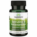 Swanson Organik Spirulina & Astaxanthin 120 Veg Tabs