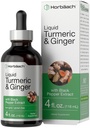 Horbaach Turmeric ve Ginger Supplement Drops | 4 fl oz | Black Pepper Extract | Herbal Liquid Tincture | Vegan, Non-GMO & Gluten Free