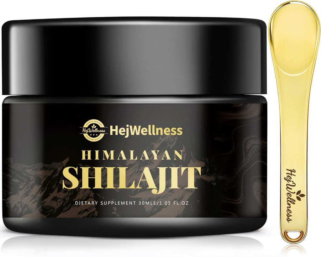 Shilajitwear Organic 85+ Trace Minerals & Fulvic Acid - 60 Enerji Boost & Immune Desteği için Erkekler ve Kadınlar için Doğal Shilajit