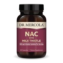 Dr. Mercola NAC ile Süt Butle - Antioksitlerle - Destekler Normal Detoxification Processes - 500 mg N-Acetyl-Cysteine per Service - Non-GMO, Gluten-Free & Soy Free - 60 Capsules (30 hizmet)