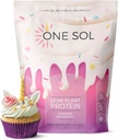 One Sol Lean Plant-Based Protein Toz, Pea & Brown Rice proteini, Low Carb, Vegan Dostu - Gluten, Lactose, & Soy Free - Ek Olmayan Şeker, Non-GMO, Temiz Beslenme, No Bloating (Unicorn Milkshake)