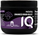 IQ - 11-in-1 Nootropic Brain Συμπληρωματικό: Υποστηρίζει τη μνήμη & τη γνώση - Bioactive B-Complex w/ 5-MTHF, L-Θεανίνη, L-Τυροσίνη, Bakopa, Ginkgo, Huperzine - Vegan, Non-GMO, Caffeine Free - 60 Count