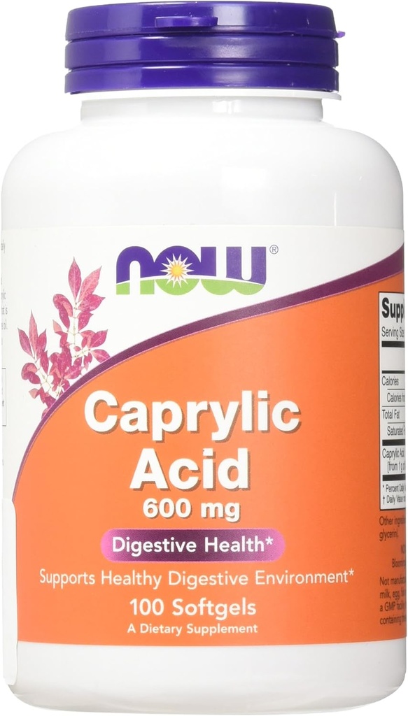 Şimdi Gıdalar, Caprylic Acid, 100 sgels (Pack of 2)