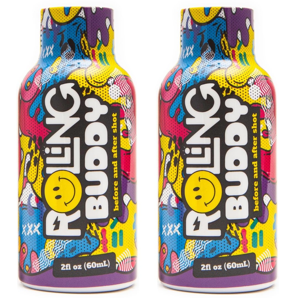 Pre and Post Rave Recovery Shot - Rave Safely, No 5HTP, Jaw Clench Relief, Essential Vitamins for Brain & Body Protection Πριν και μετά Rave Antioxidant Shot 2-Pack (1)