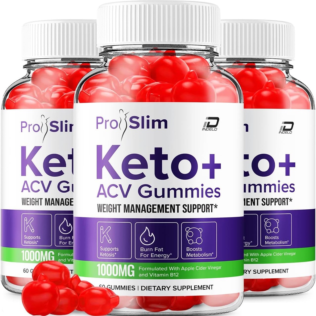 ProSlim Keto ACV Gummies Advanced Formula - Pro Slim DW Gummies Fast Acting Extra Strength Formula, ProSlim Keto + ACV Gummies Yorumlar, B12 (3 Pack - 180 Gummies)