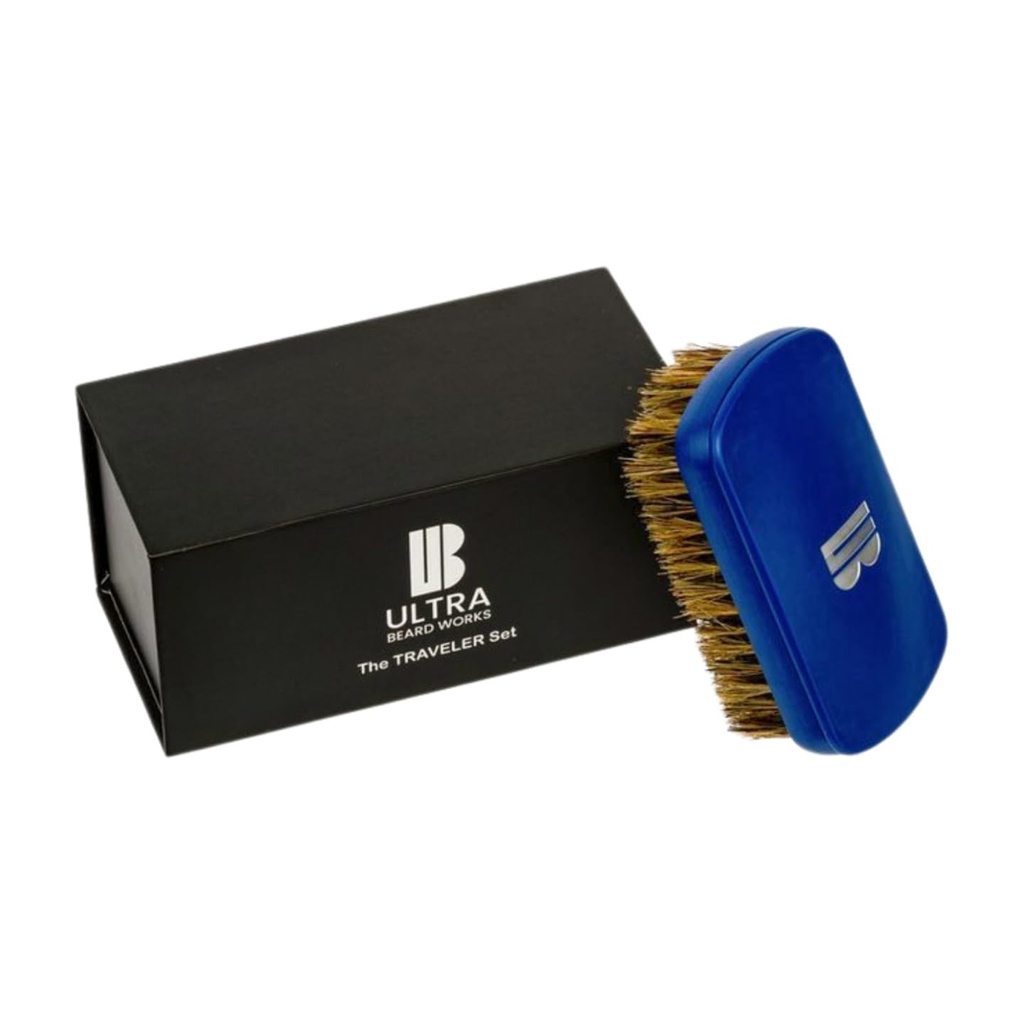Magnetized High-end Beard Brush Set – The “Traveler” setleri Detachable Mirror ve Boar Bristle Fırça içerir. "Ultimate Brush", Üç kümede ve çoklu Renklerde kullanılabilir.