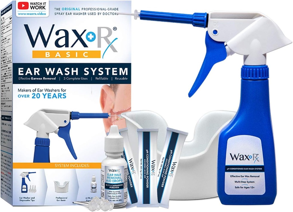 Doctor Easy Wax-Rx Ph Conditioned σύστημα πλύσης αυτιών, 15.2 ουγγιά