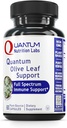 QNL Quantum Olive Leaf Support - Organik Zeytinyağı Kapsülleri - Erkekler ve Kadınlar için Kalp Sağlığı Tamamı - Yetişkinler için Günlük Immune Destek - 60 Plant-Kay Kapsülleri
