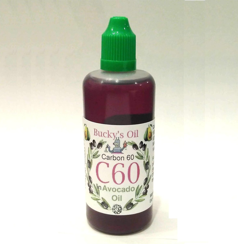C60 Aokado Yağı - 100 ml Şişe - 82mg Karbon Aokado Yağı'nda %69.9