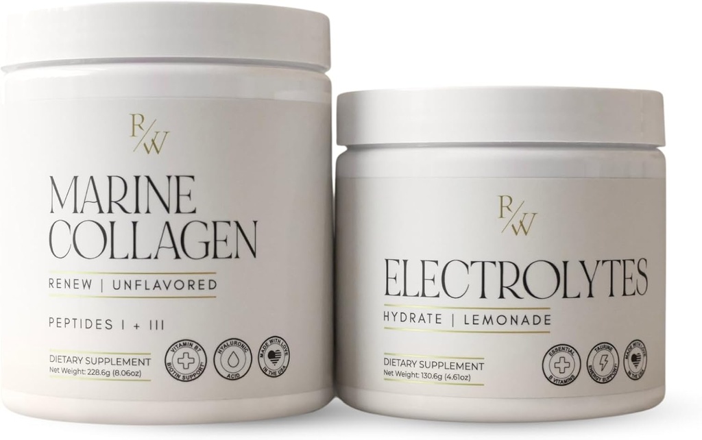 Body + Beauty Sche & Save, Renew Marine Collagen Toz + Hydrate Lemonade Electrolyte Toz