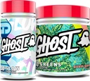 GHOST Δεμάτια - Πράσινα Superfood Powder (Guava Berry) & Glow Κάψουλες Ομορφιά και υποστήριξη Detox
