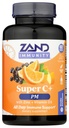 Zand Immunity Super C+ PM, Νυχτερινή Ανοσολογική Υποστήριξη Plus Μελατονίνη, 1000mg PureWay-C Βιταμίνη C, Ψευδάργυρος, D3 & Elderberry, Ενισχυμένη Απορρόφηση - 60 δισκία, 30 Σερβιέτες