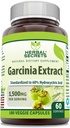 Herbal Sırları Garcinia Extract Supplement |1500 Milligramlar | 180 Veggie Capsules | Non-GMO | Gluten-Free | Made in USA