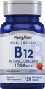 Πιπινγκ Ροκ Βιταμίνη B12 1000 mcg Υπογλώσσια 