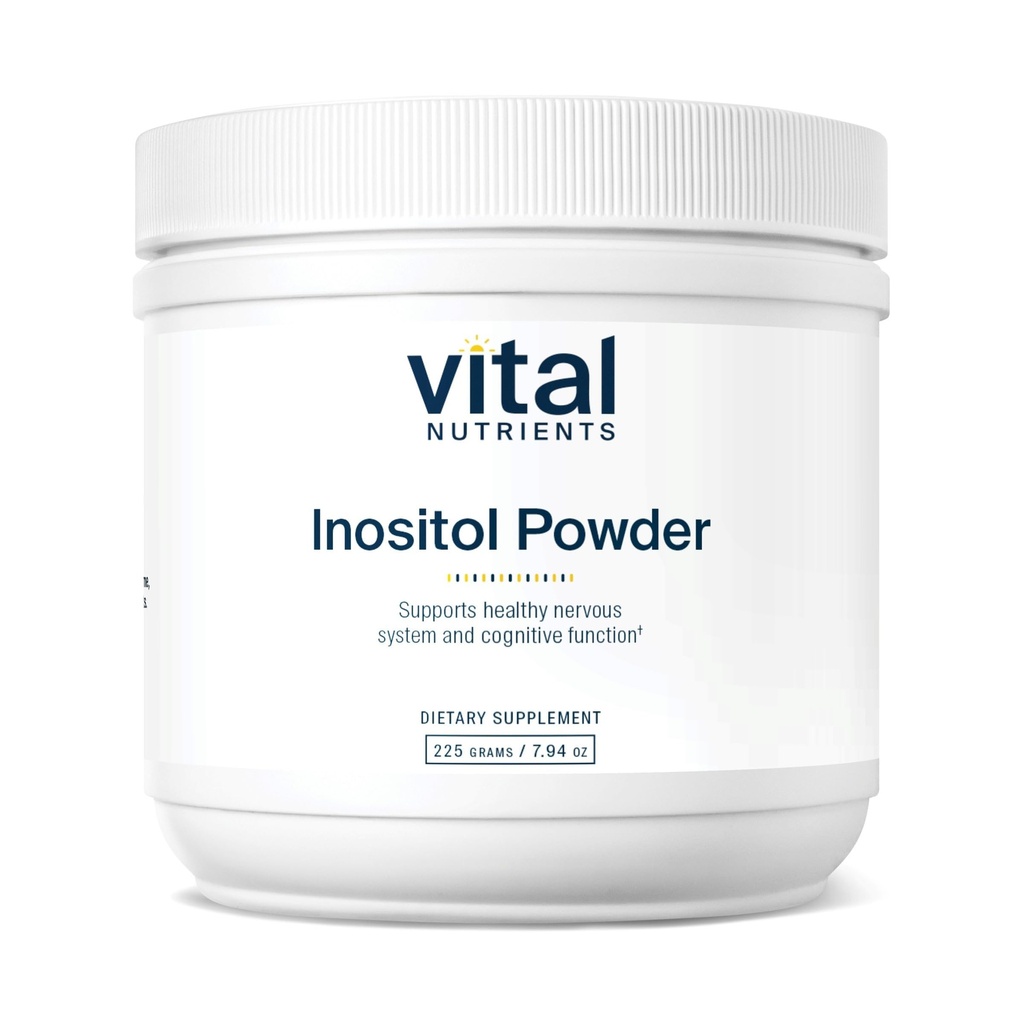 Vital Nutrients Inositol Toz | Myo Inositol Supplement for Women and Men | Supports Energy, Nervous System, Metabolism & Ovarian Function* | Vegan, Gluten, Dairy, Soy Free | 56 Servisler