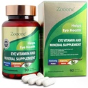 zooone Lutein ve Zeaxanthin Eye Vitamins, Eye Vitamin ve Mineral Supplement C E çinko Copper ile birlikte, Macular Dejenerasyonu, Eye Health Pills for Yetişkinler & Seniors, 90 Capsules