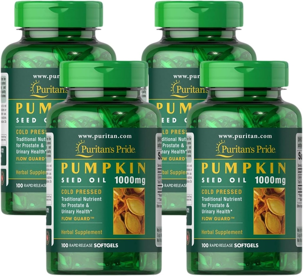 Candy Seed Oil, Supports Prostate ve Urinary Health White 100 Count (4000 of 4)